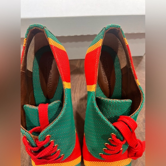 Dolce & Gabbana Open Toe Pumps Size 38 (US 8) Shoes - Picture 4 of 7